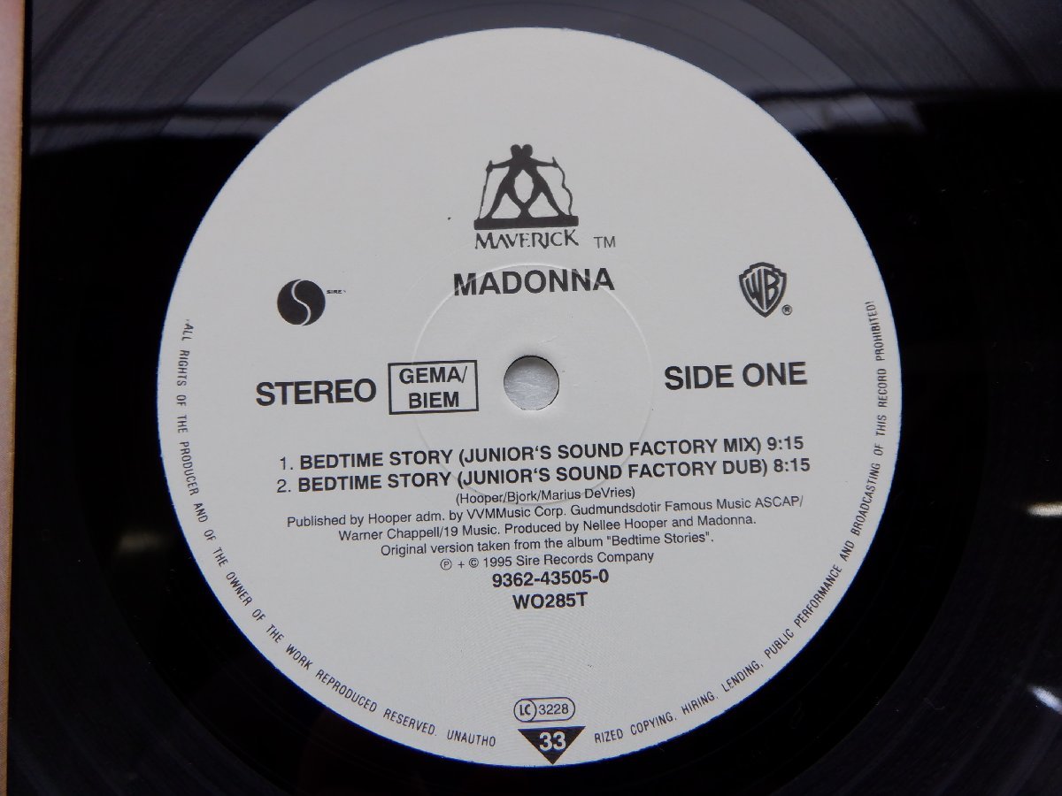 Madonna「Bedtime Story」LP（12インチ）/Maverick(9362-43505-0)/洋楽ポップス_画像2