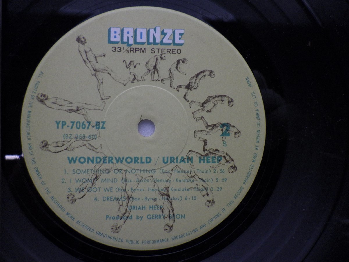 【国内盤】Uriah Heep(ユーライア・ヒープ)「Wonderworld(ワンダーワールド)」LP（12インチ）/Bronze(YP-7067-BZ)/Rock_画像2