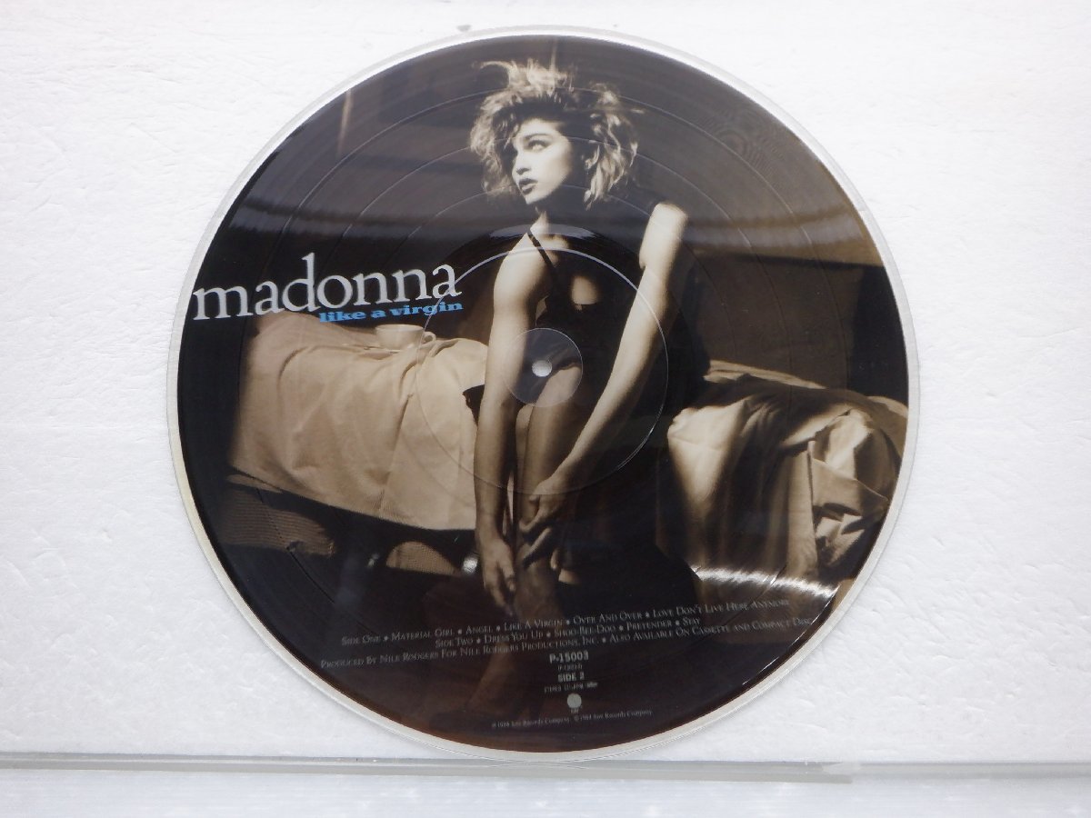 【ピクチャー盤】Madonna(マドンナ)「Like A Virgin」LP（12インチ）/Sire(P-15003)/ロック_画像4