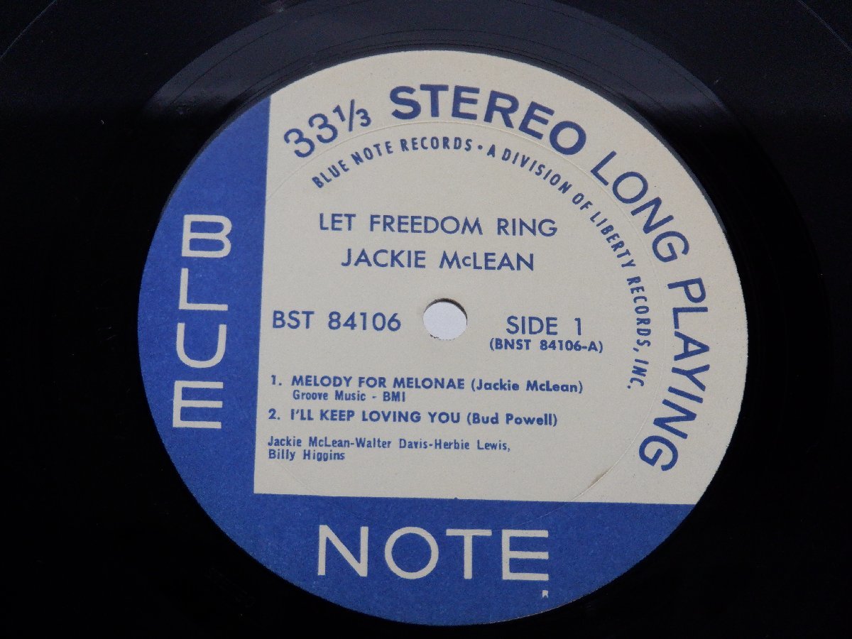Jackie McLean (ジャッキー・マクリーン)「Let Freedom Ring」LP（12インチ）/Blue Note(BST 84106)/ジャズ_画像3