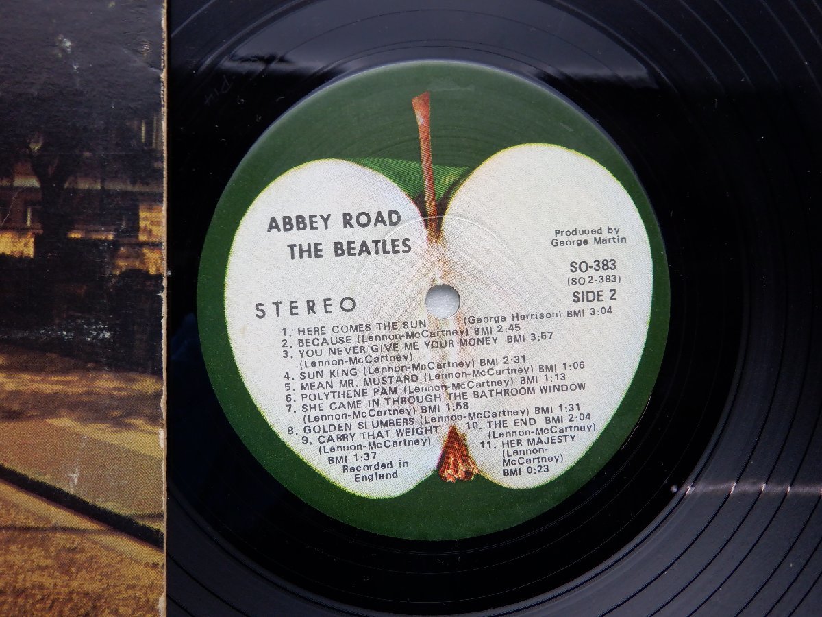 The Beatles(ビートルズ)「Abbey Road(アビー・ロード)」LP（12インチ）/Capitol Records(SO-383)/洋楽ロック_画像2