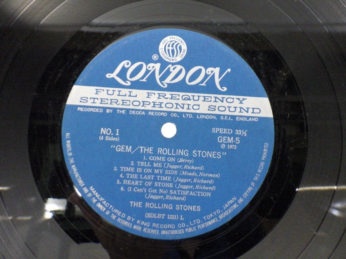 The Rolling Stones(ローリング・ストーンズ)「GEM」LP（12インチ）/London Records(GEM 5-6)/Rock_画像2