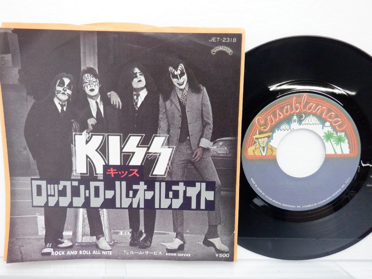 Kiss(キッス)「Rock And Roll All Nite」EP（7インチ）/Casablanca(JET-2318)/Rock_画像1