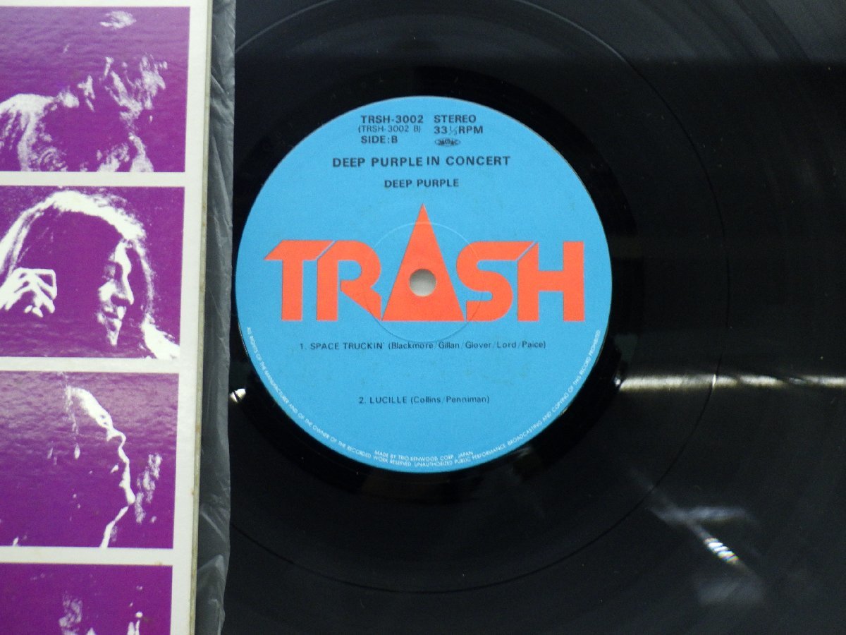 Deep Purple(ディープ・パープル)「In Concert(イン・コンサート)」LP（12インチ）/Trash(TRSH-3001~2)/Rock_画像2