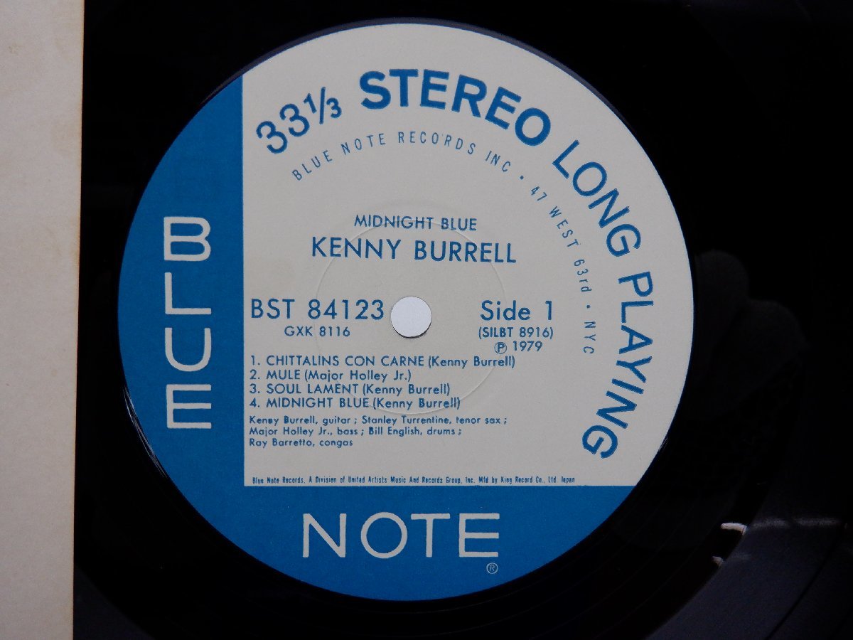 Kenny Burrell(ケニー・バレル)「Midnight Blue」LP（12インチ）/Blue Note(GXK 8116)/ジャズ_画像2