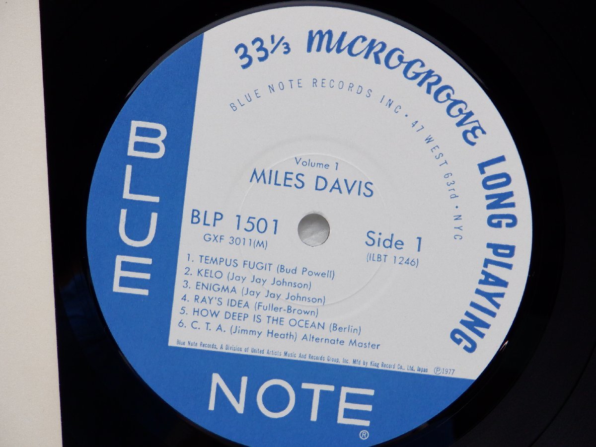 Miles Davis(マイルス・デヴィス)「Volume 1(第1集)」LP（12インチ）/Blue Note(GXF 3011(M)/BLP 1501)/ジャズ_画像2
