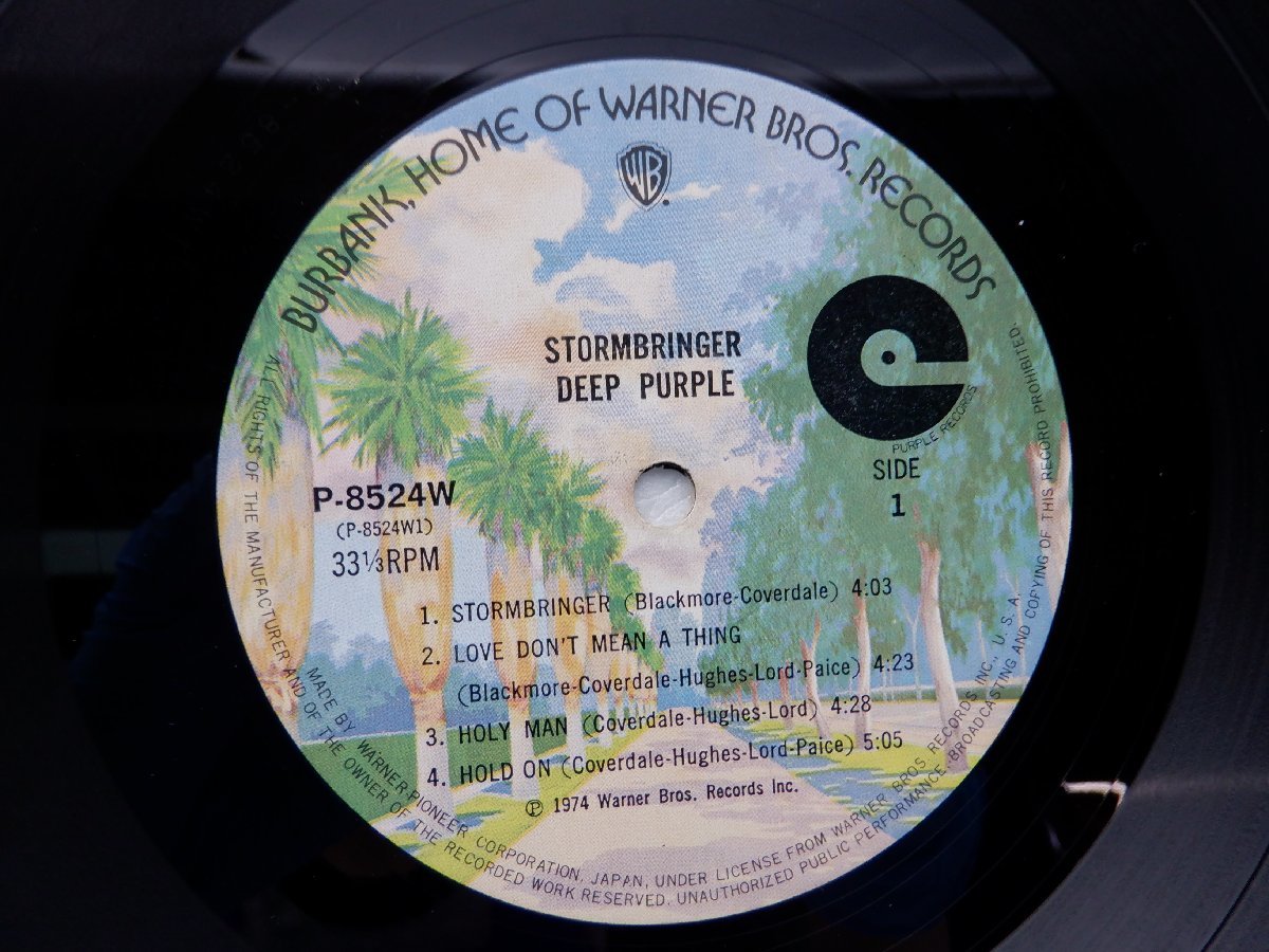 Deep Purple(ディープ・パープル)「Stormbringer(嵐の使者)」LP（12インチ）/Warner Bros. Records(P-8524W)/ロック_画像2