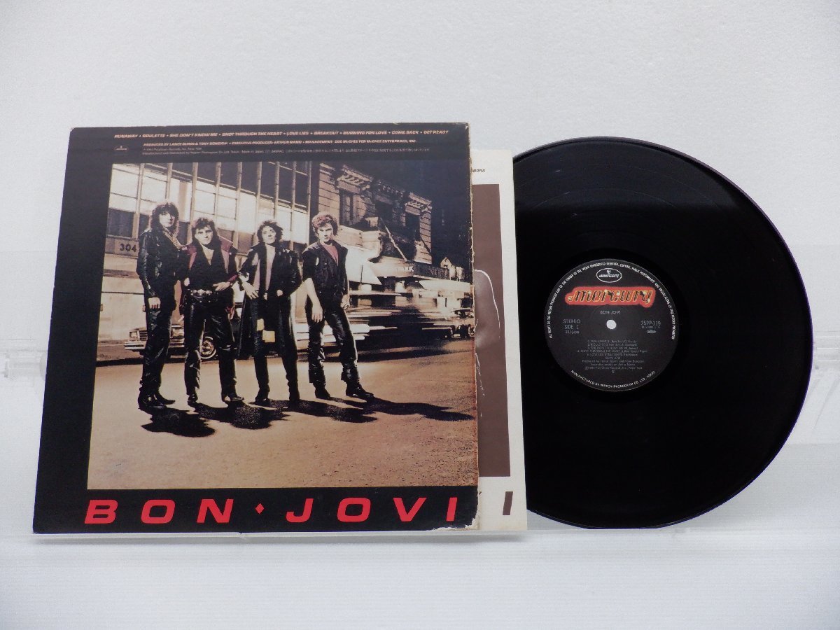 Bon Jovi(ボン・ジョヴィ)「Bon Jovi(夜明けのランナウェイ)」LP（12インチ）/Mercury Records(25PP-119)/ロック_画像1