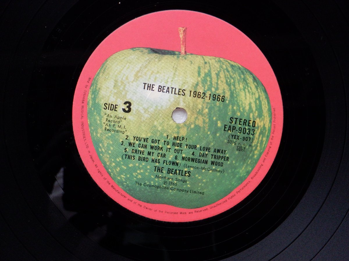 The Beatles(ビートルズ)「1962-1966」LP（12インチ）/Apple Records(EAP-9032B)/ロック_画像2