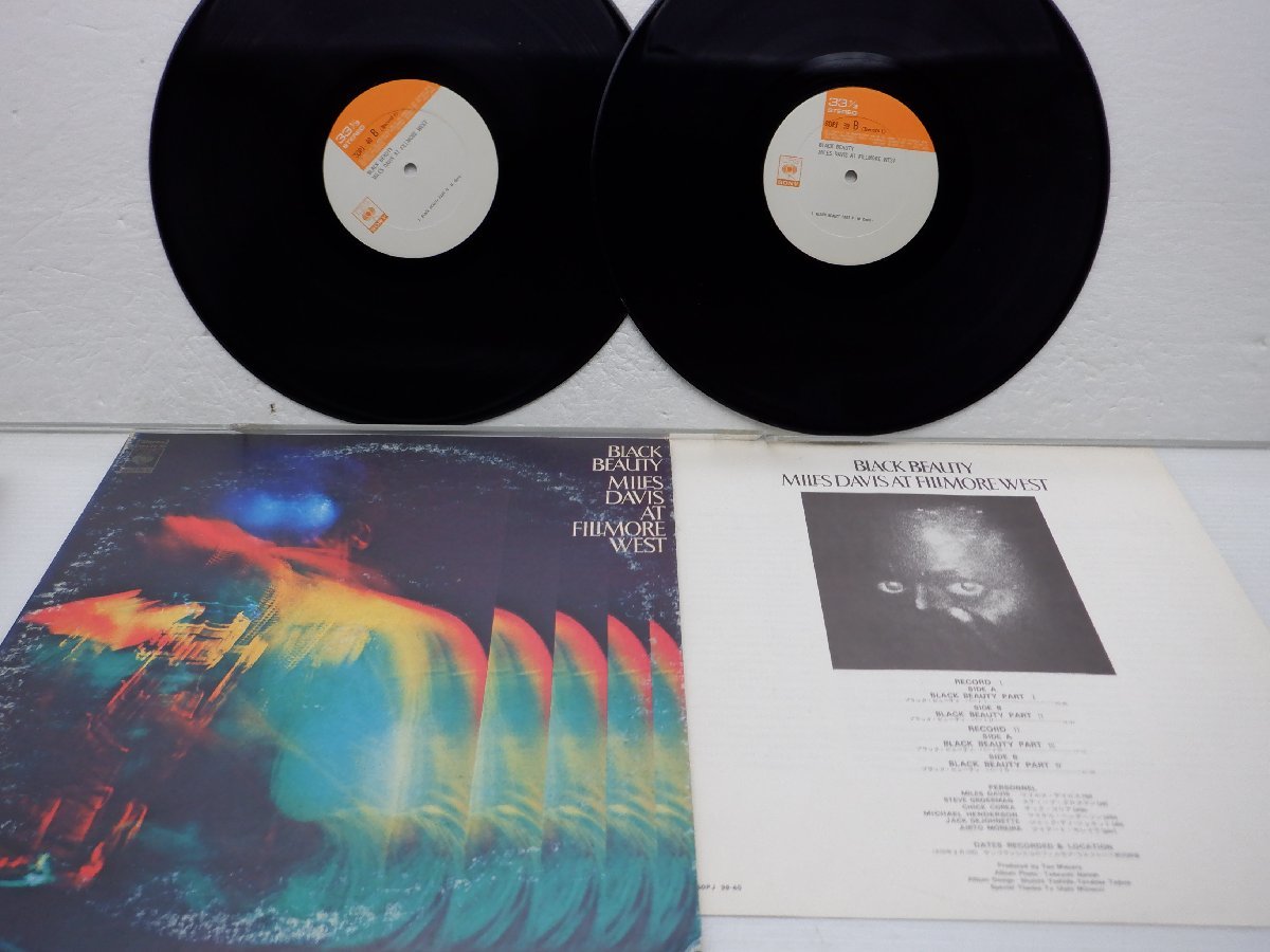Miles Davis(マイルス・デイヴィス)「Black Beauty (Miles Davis At Fillmore West)」LP（12インチ）/CBS/Sony(SOPJ 39-40)/ジャズ_画像1