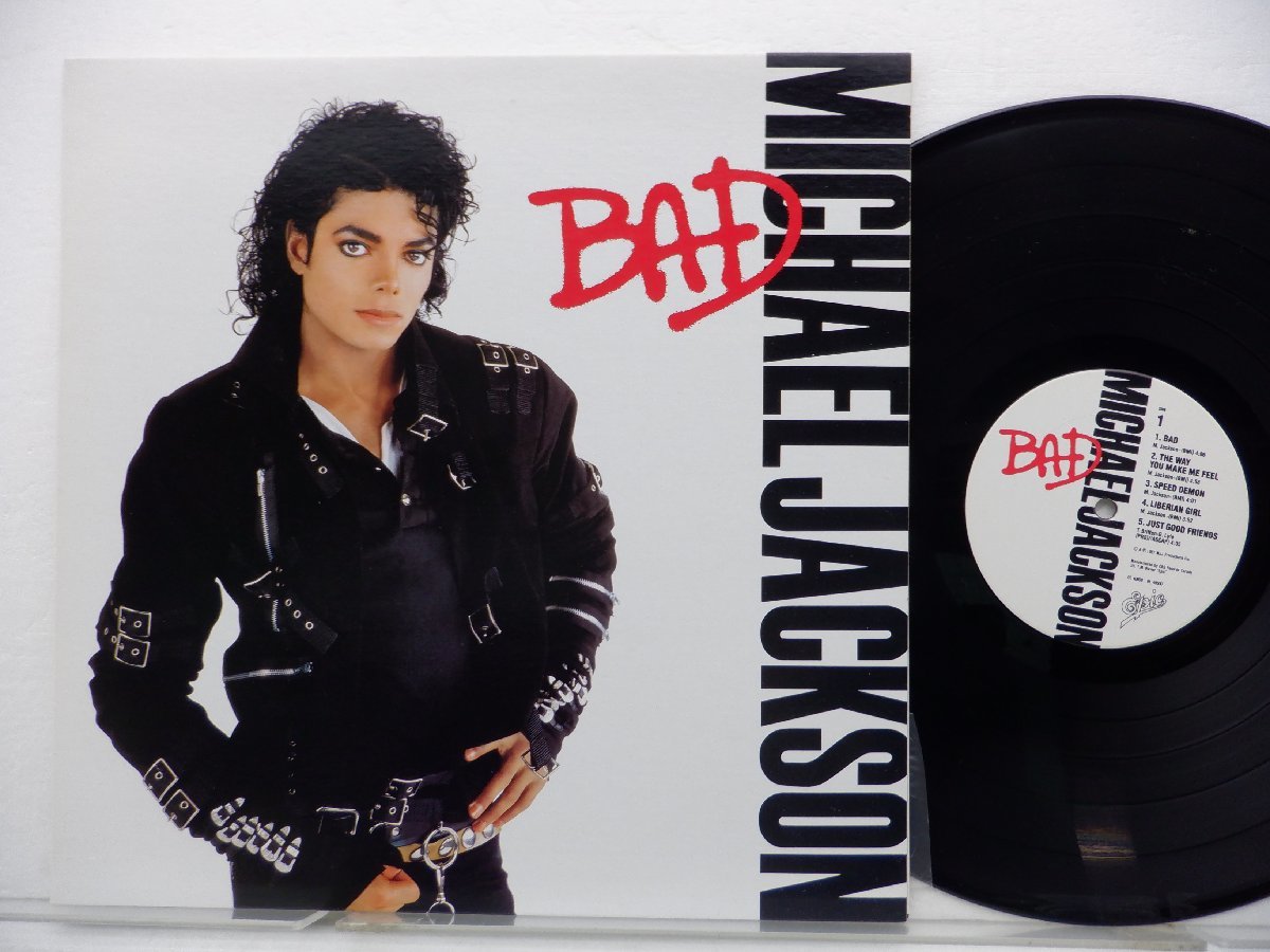 Michael Jackson(マイケル・ジャクソン)「Bad」LP（12インチ）/EPIC/SONY(OE 40600)/ポップス_画像1