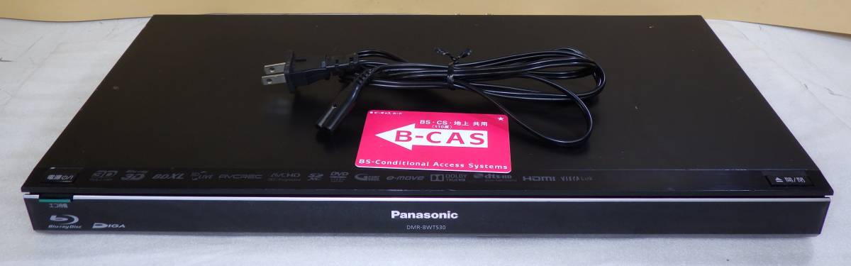 パナソニック Panasonic DIGA HDD/BDレコーダー DMR-BWT530 2番組同時録画 3D対応機 動作確認済み#RM11106