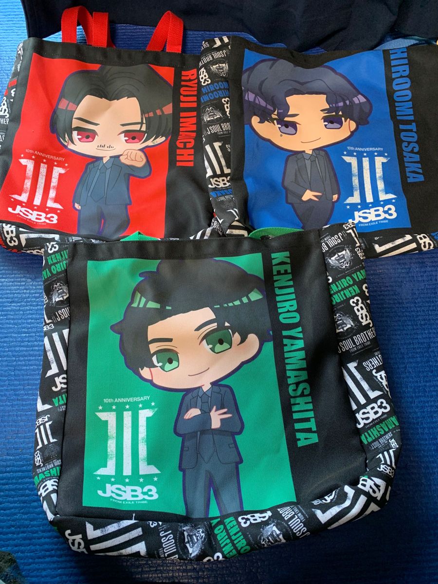 三代目 JSB トートバッグ 今市隆二 登坂広臣 山下健二郎 3種 三代目 JSB トートバッグ 今市隆二 登坂広臣 山下健二郎 3種