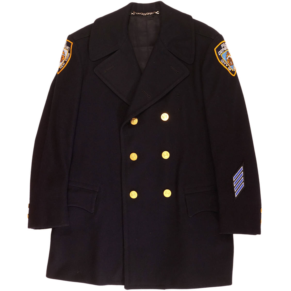 NYPD ドレスユニフォーム ウインターコート 38　ニューヨーク市警察 制服