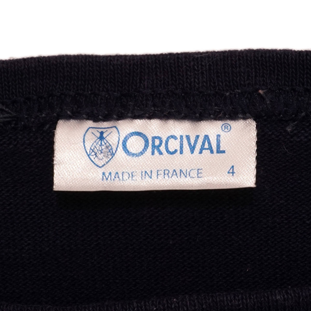 ORCIVAL Cotton Lourd Boat Neck フレンチバスクシャツ 4 オーチバル オーシバル フランス製 無地 ボートネック 長袖 Tシャツ Teeの画像6