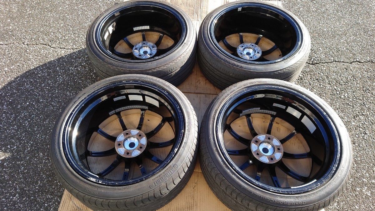 YOKOHAMA ADVAN RACING RS-D 4本 19インチ 9J+35 10J+25 114.3 5穴 235/40R19 レグノ 265/35R19 コンチネンタル ヨコハマ アドバン _画像8