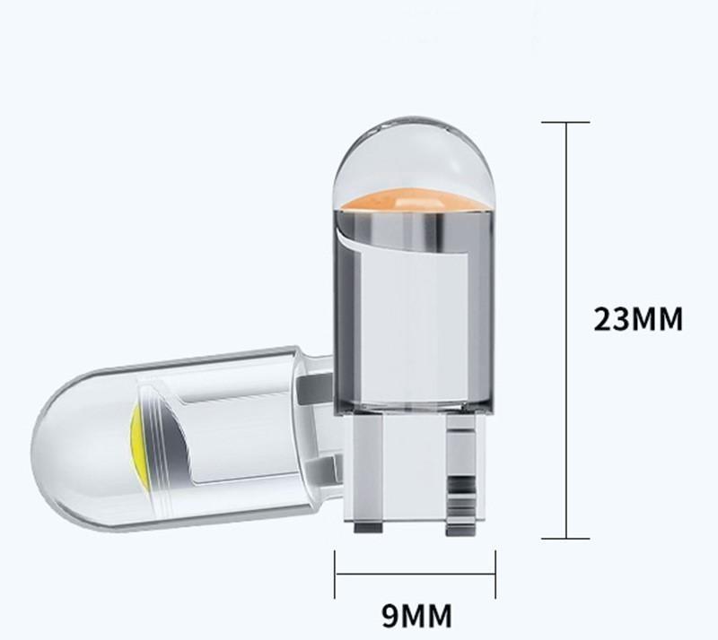 T10 12V ポジションランプ クリスタルウェッジ球 ライセンス ナンバー灯 左右セット　レッド　4個_画像5