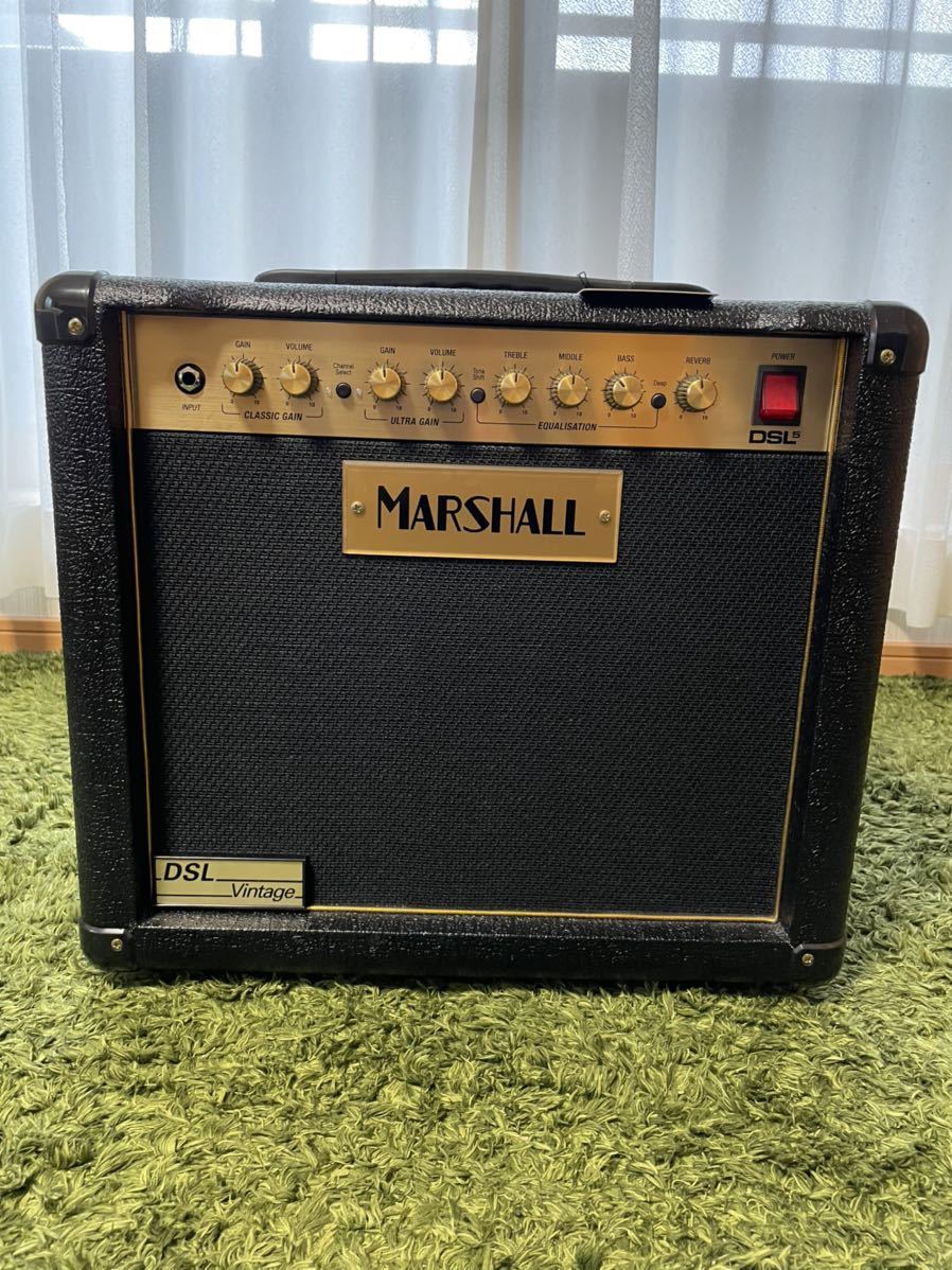 Marshall ギターアンプ DSL5C 真空管アンプ_画像1