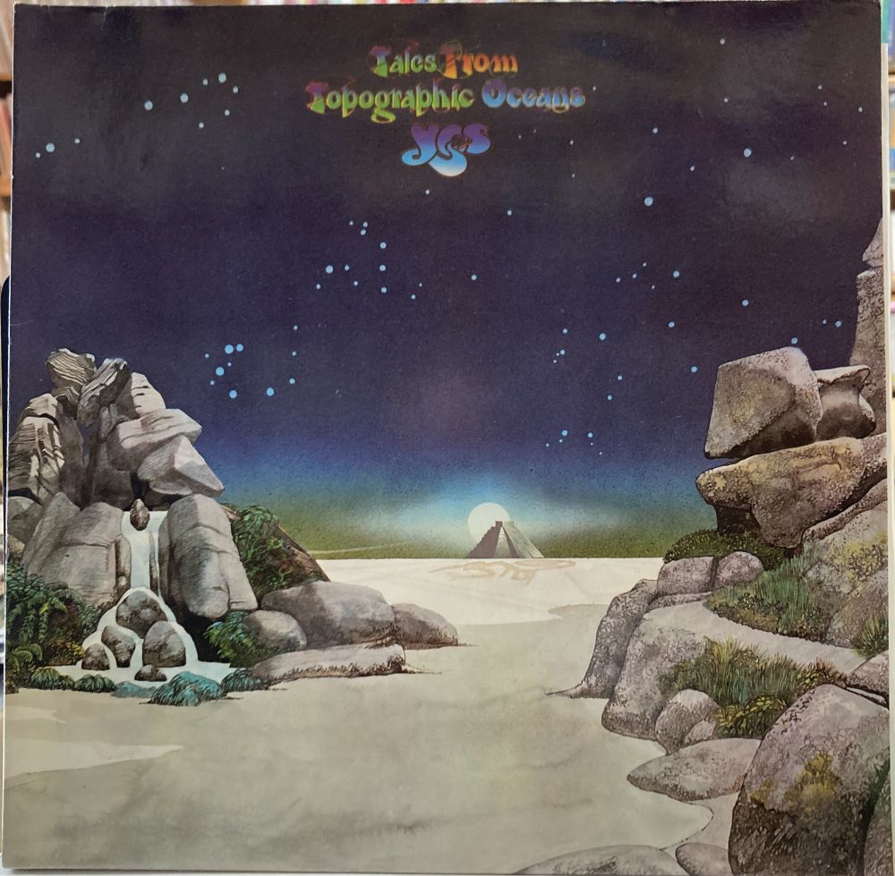 Yes／Tales From Topographic Oceans 【中古LPレコード】 2枚組 独盤 イエス 海洋地形学の物語 ATL 80 001_画像1