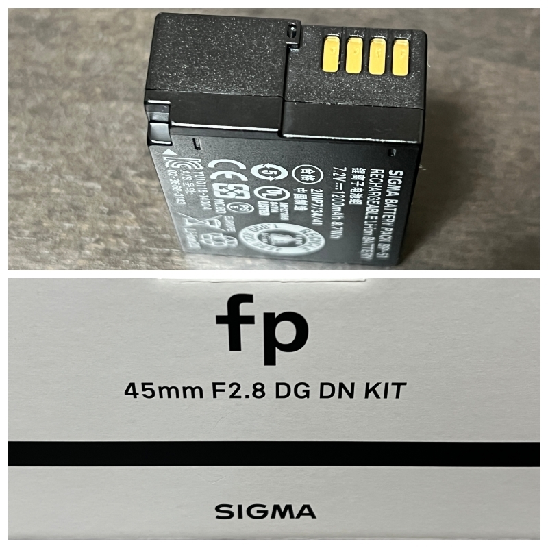 10年保証書 美品 SIGMA fp 45mm F2.8 DG DN KIT レンズプロテクター？ グリップ カメラ デジタル_画像8