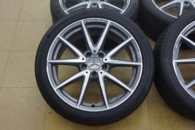 送料無料【中古 SET】235/40R18 コンチネンタル ContiSportContact5P 18インチ 5H112 8J+48 ベンツ CLA45 AMG Aクラス A45 W176_画像2