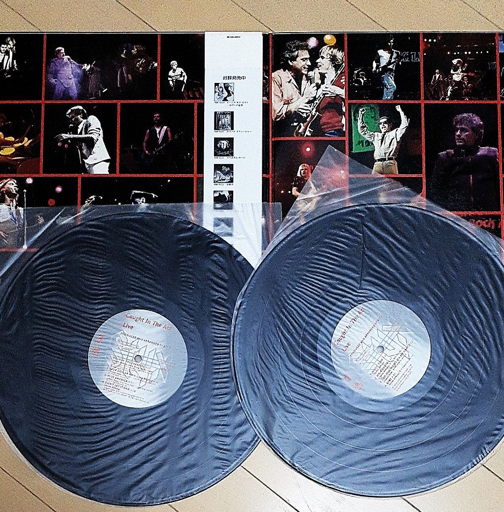 STYX /スティクス【初LIVE盤2枚組】& 【CORNER STONE】 日本盤、LP レコード