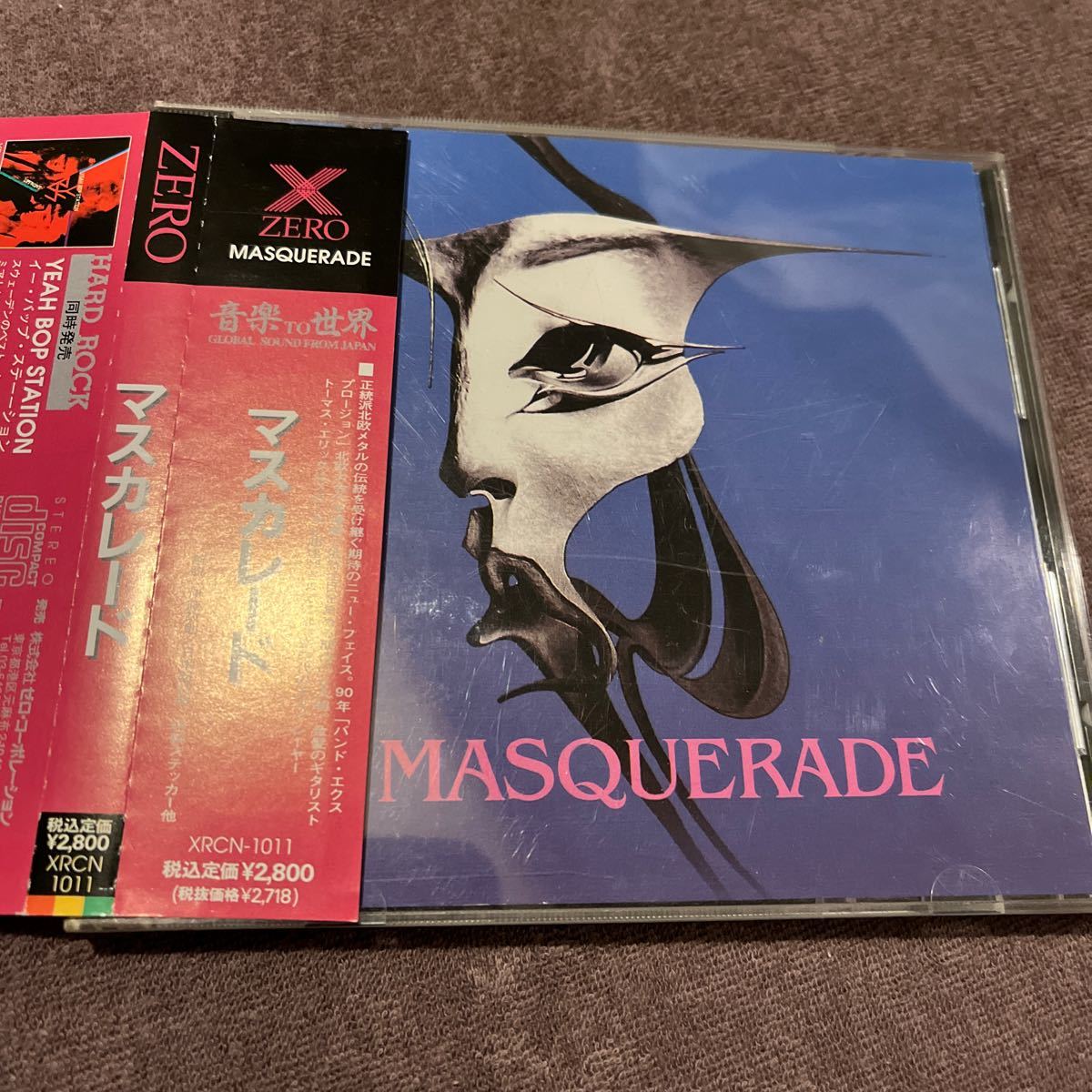 マスカレード / MASQUERADE　ZERO CORPOLATION・帯付き・1992.12.9発売_画像1