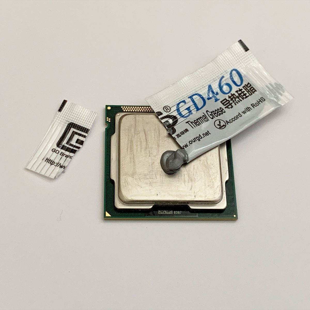CPU смазка GD460 высокая эффективность силикон теплоотвод используя порез . модель изоляция . модель x 2 выпуск 