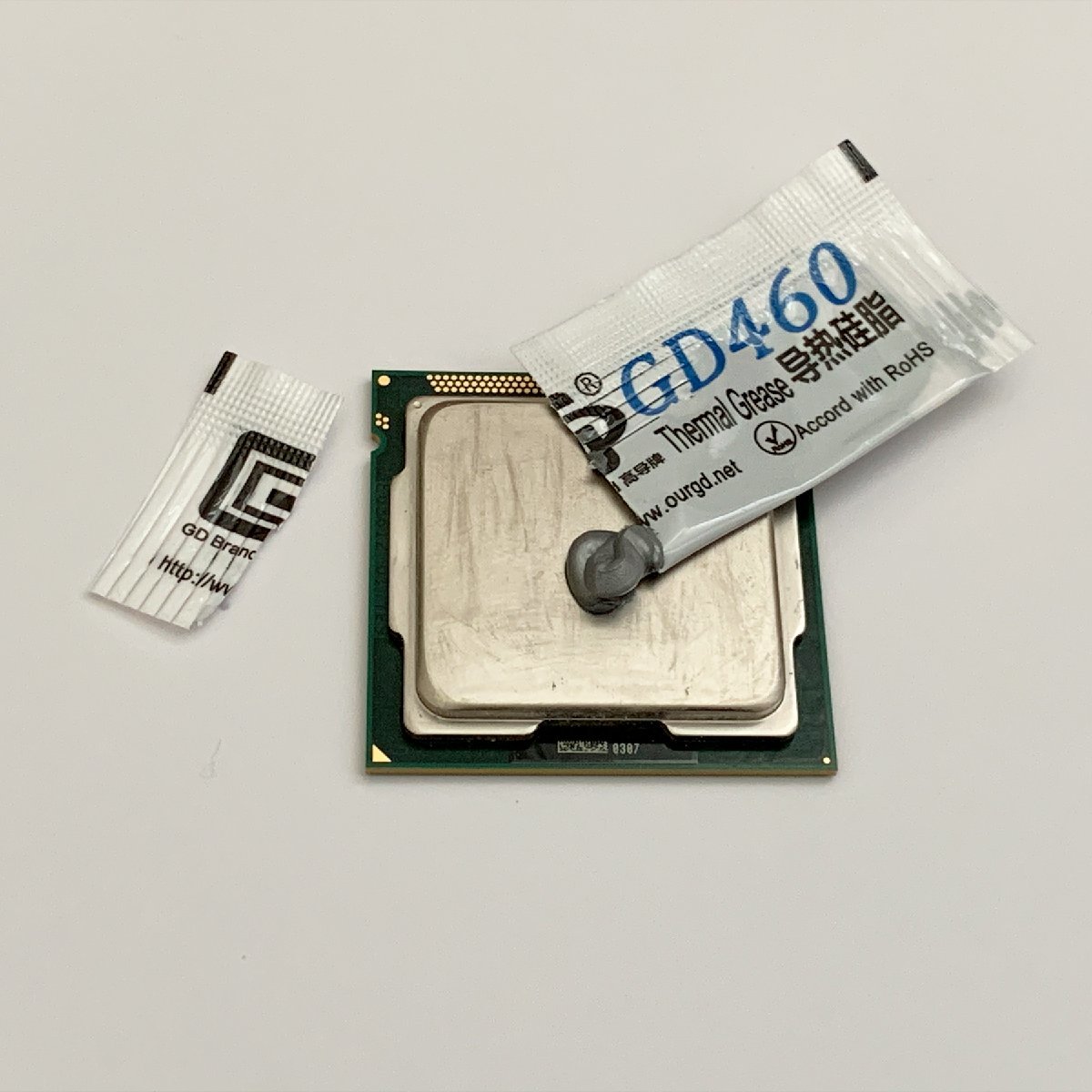 CPU смазка GD460 высокая эффективность силикон теплоотвод используя порез . модель изоляция . модель x 3 выпуск 