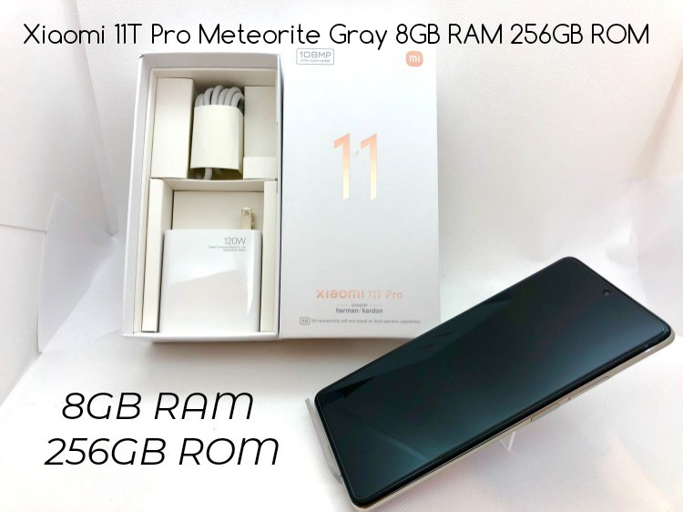 憧れの 【美品】Xiaomi 11T Pro（ RAM 8GB+ ROM 256GB）※国内正規SIM