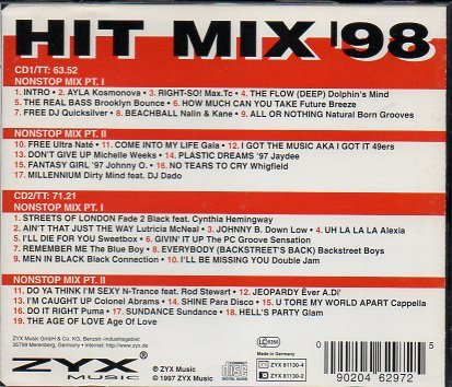V.A. / Hit Mix '98 (2CD)_画像2