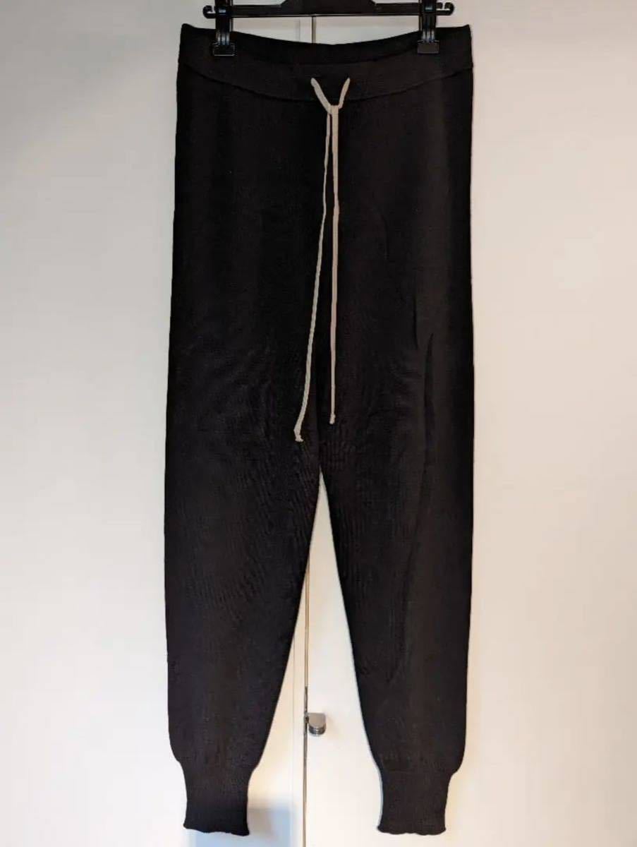 【新品未使用】Rick Owens Merino Track Pants 22s/s ブラック Mサイズ相当 定価8万程_画像2