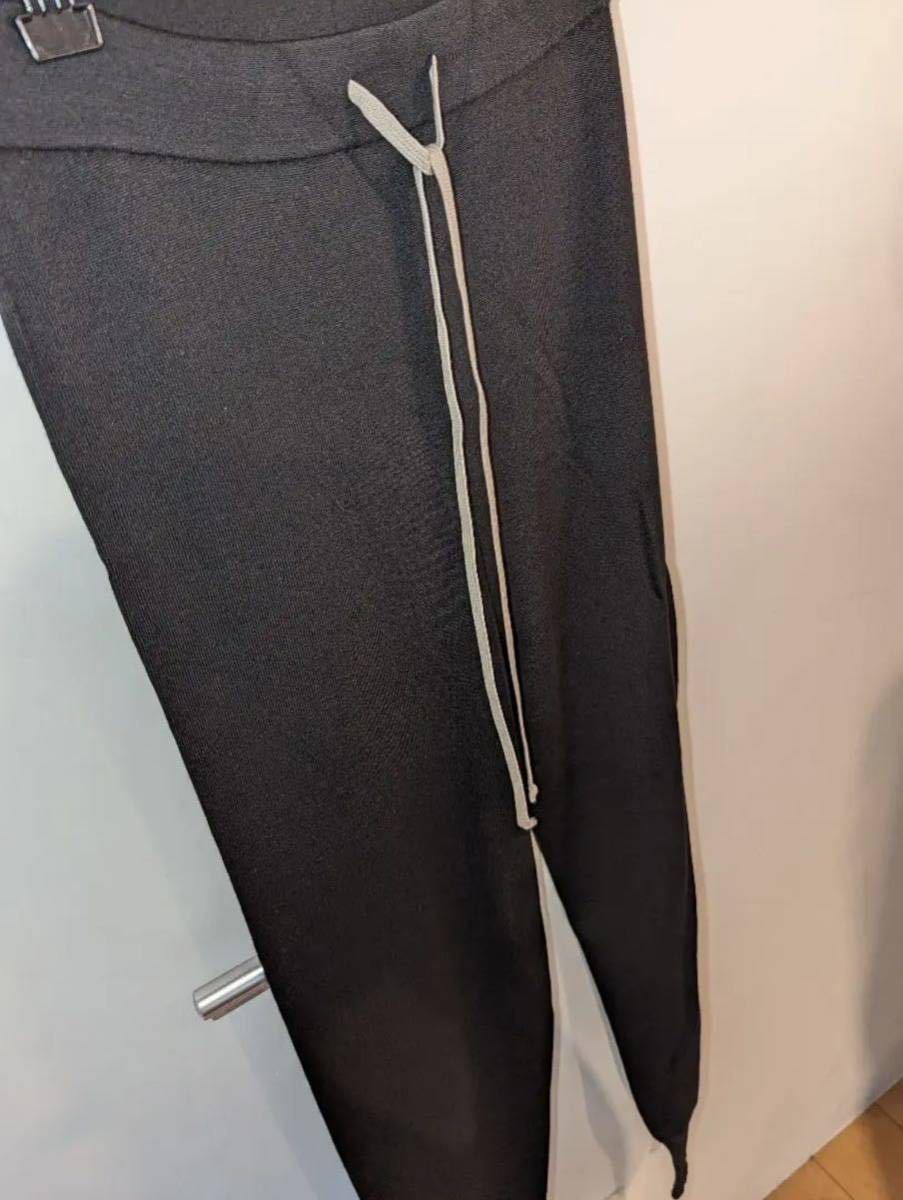 【新品未使用】Rick Owens Merino Track Pants 22s/s ブラック Mサイズ相当 定価8万程_画像1