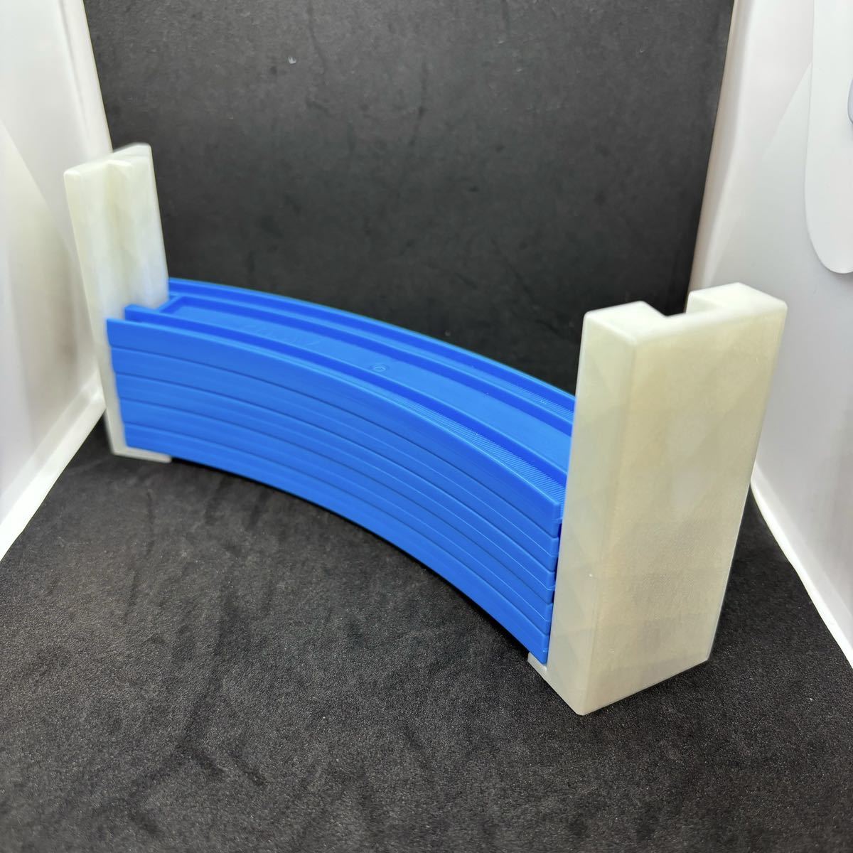  hand made 3D printer Plarail roadbed storage one-side attaching rail roadbed storage fluorescence shines 