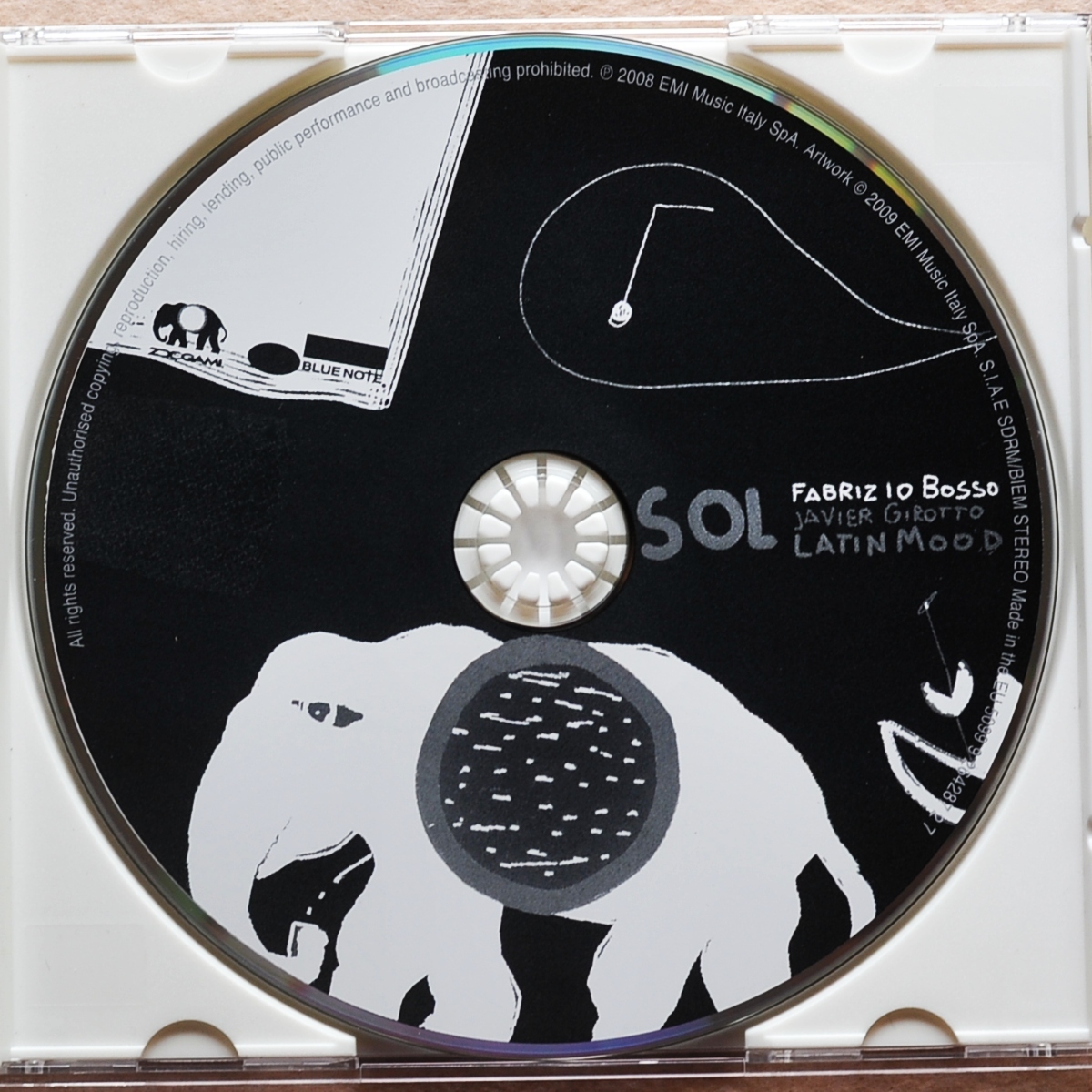 【ジャズCD】ファブリッツィオ・ボッソ/ソル！/ブルーノート/Fabrizio Bosso/SOL/BLUE NOTE/JAZZトランペット/ラテン/ラウル・ミドン_画像4