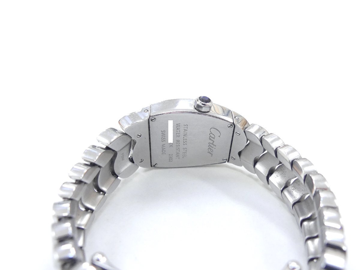 Cartier Rado nyaSM stainless steel QZ lady's clock present condition delivery 2902 B++