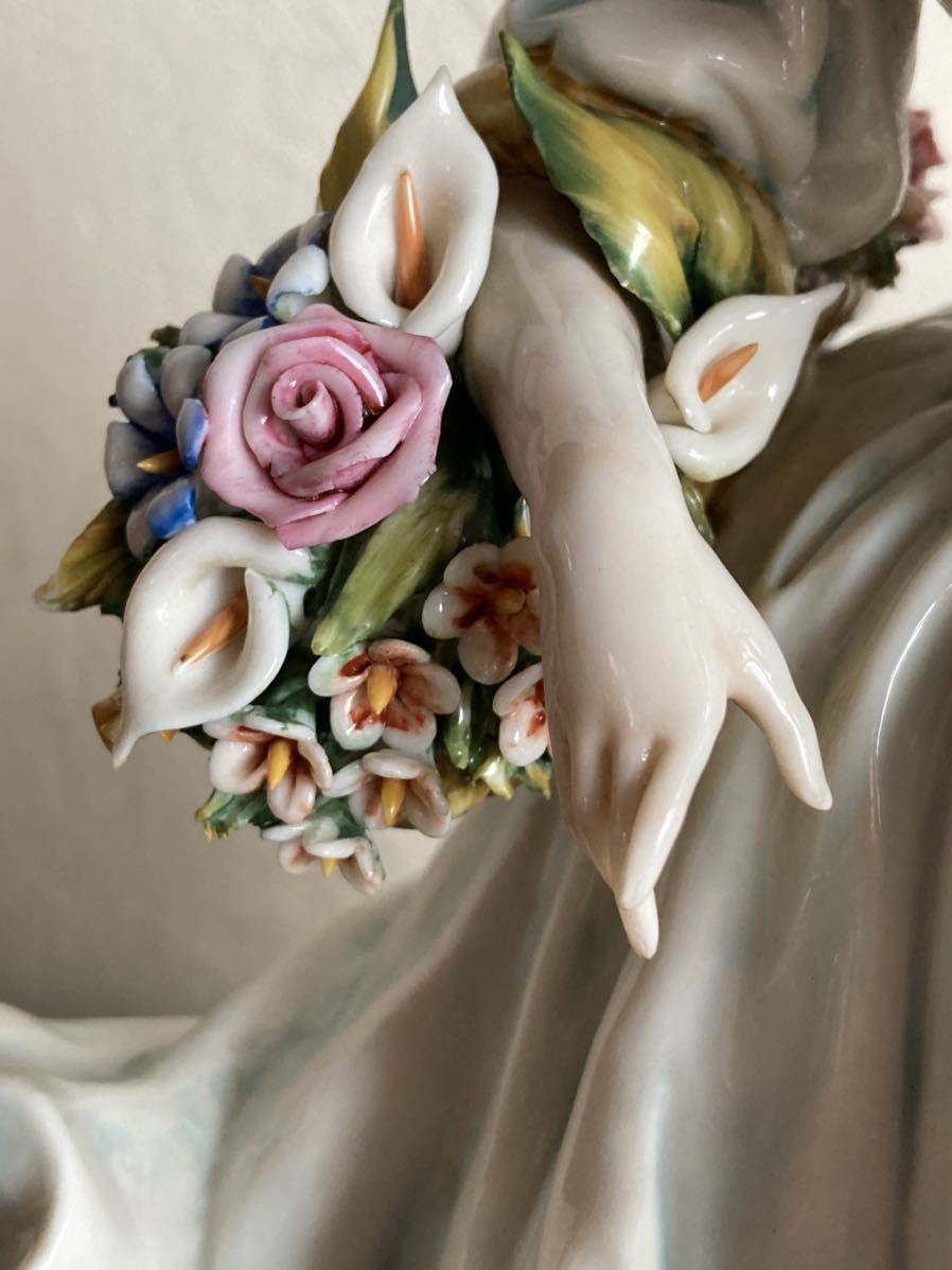 ☆高級磁器人形☆CAPODIMONTE☆カポディモンテ◇貴婦人の ☆高級磁器人形☆CAPODIMONTE☆カポディモンテ◇貴婦人の