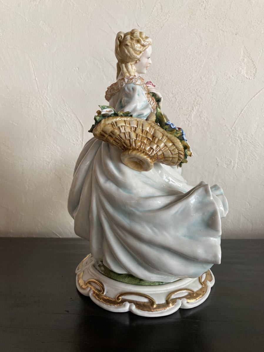 ☆高級磁器人形☆CAPODIMONTE☆カポディモンテ◇貴婦人の ☆高級磁器人形☆CAPODIMONTE☆カポディモンテ◇貴婦人の