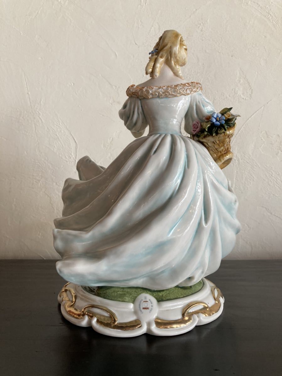 ☆高級磁器人形☆CAPODIMONTE☆カポディモンテ◇貴婦人の ☆高級磁器人形☆CAPODIMONTE☆カポディモンテ◇貴婦人の