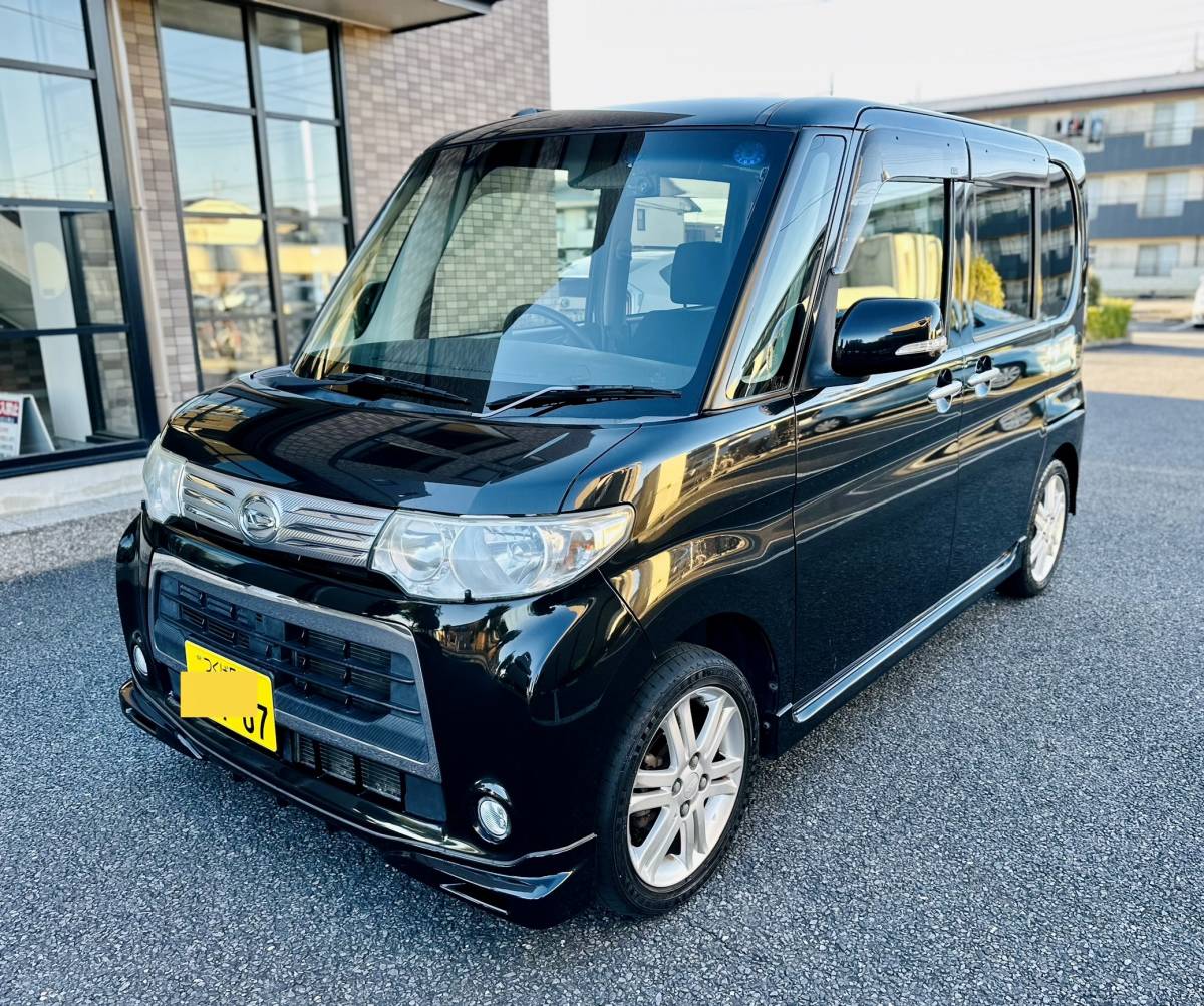  ★ダイハツ タント カスタム RS ★車検2年 ★平成25年 ★左側パワースライド-ドア★ETC★ナビ ★テレビ★7万Km ★ドライブレコーダ-_画像3