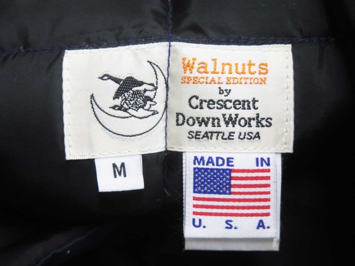 CRESCENT DOWN WORKS クレセントダウンワークス WALNUT別注 ダウンジャケット ダウンシャツ_画像7