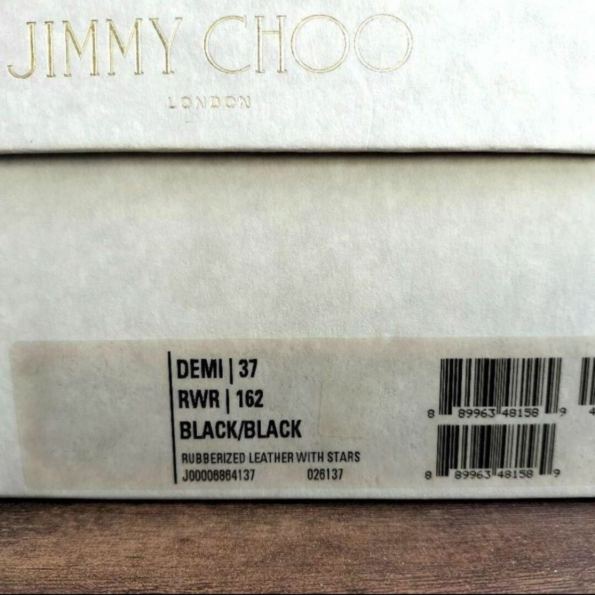 【JIMMY CHOO】ジミーチュウ フラットスニーカー 　ブラック シューズ スリッポン