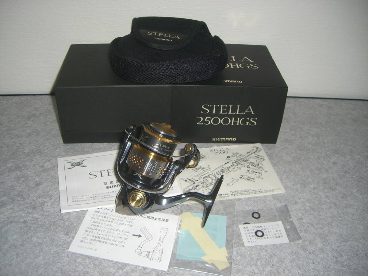 稀少 SHIMANO シマノ 10 STELLA ステラ 2500HGS 美品! 機関 稀少 SHIMANO シマノ 10 STELLA ステラ 2500HGS 美品! 機関