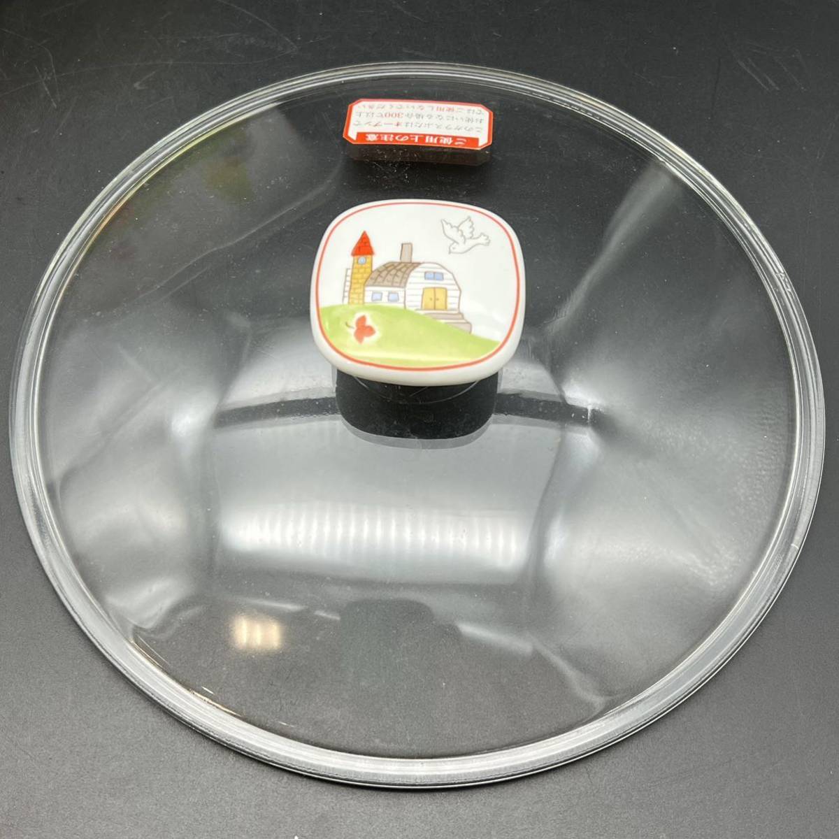 【未使用】ナルミNARUMI鳴海製陶　超耐熱ガラス食器　クックマスター　約22cm両手鍋　長期保管　昭和レトロ　キャセロール16548B U80_画像8