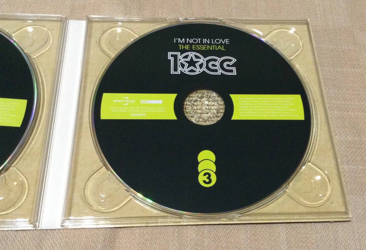 10cc「I'm Not In Love : The Essential」3CDベスト