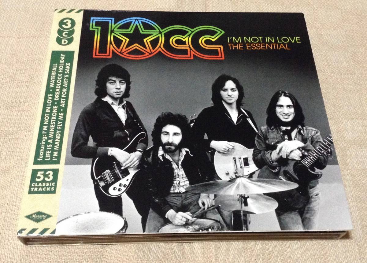 10cc「I'm Not In Love : The Essential」3CDベスト