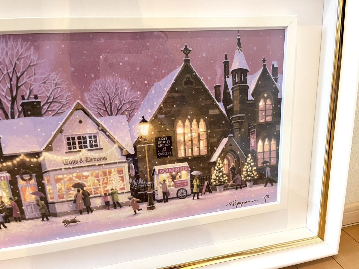 Yahoo!オークション - 真作保証 笹倉鉄平 クリスマスタウン Yahoo!オークション - 真作保証 笹倉鉄平 クリスマスタウン