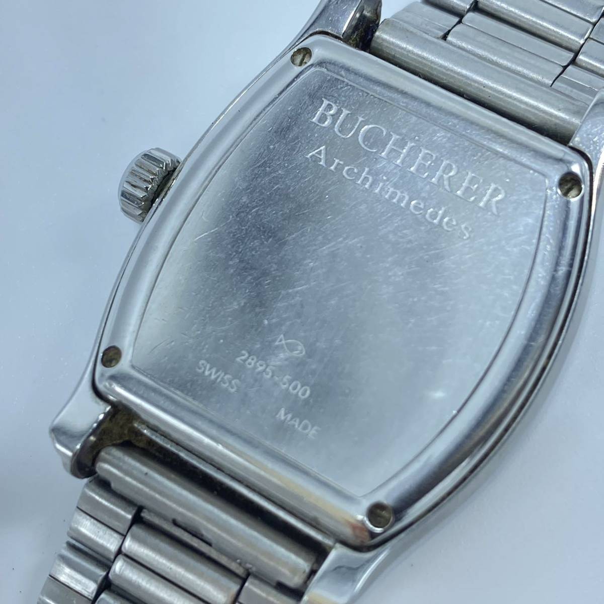 BUCHERER ブッフェラー Archimedes アルキメデス ブヘラ カール・F・ブヘラ 自動巻き オートマチック メンズ 腕時計 ブラック クロノグラフ_画像6