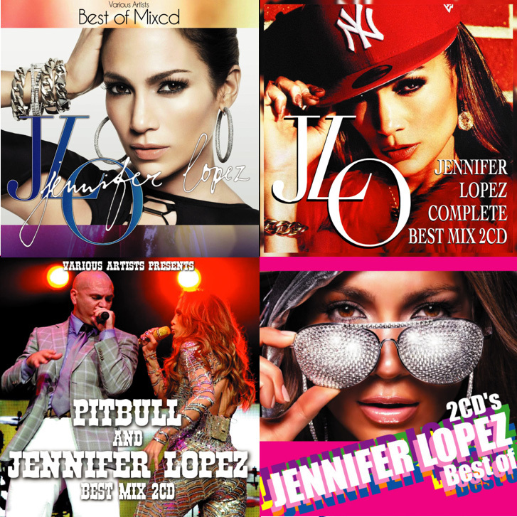 ・【限定1SET】9,720円→3,990円 Jennifer Lopez ジェニファー ロペス Best MixCD 4個SET【164曲収録】新品