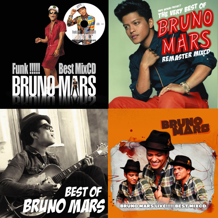 【限定1SET】9,720円→3,490円 Bruno Mars ブルーノマーズ Best MixCD 4個SET【110曲収録】新品 Silk Sonic _画像2